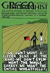 Colorized version of 1993 Green anarchist cover.
Designed by Graham Burnett.
Click to visit his website.